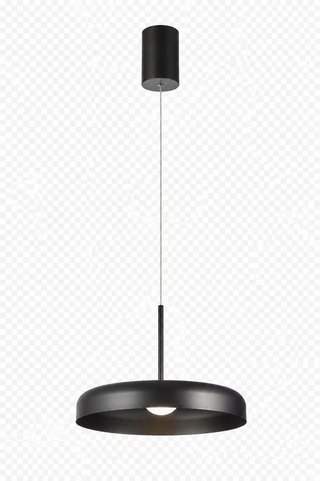 suspension noire dånsk en pied avec pavillon noir et câble de 150 cm