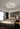 plafonnier annulaire blanc, plafonnier LED dimmable, lampe plafond minimaliste, éclairage moderne salon, luminaire design scandinave
