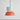 suspension rétro bleu menthe orange Ø29cm avec câble noir, photo studio