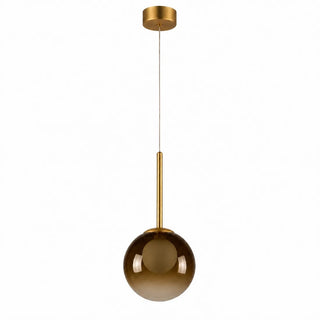 suspension flora en verre fumé avec suspension noir mat, photo studio