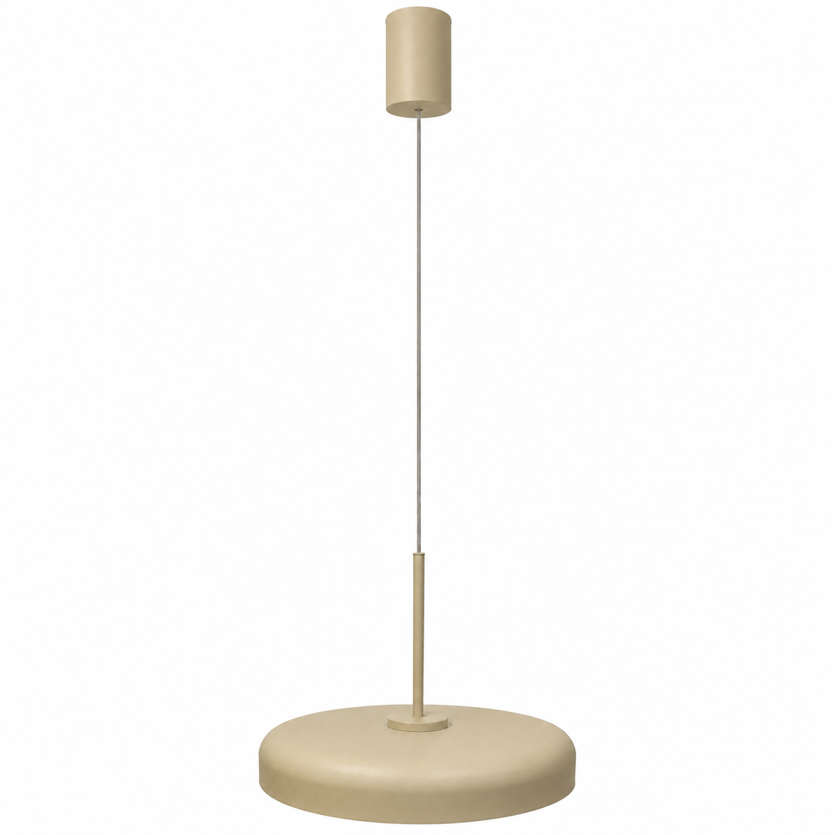 suspension beige dånsk en pied avec pavillon beige et câble de 150 cm