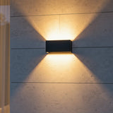 applique murale extérieure, lampe murale noir blanc, éclairage LED extérieur, applique IP65, lampe moderne murale, éclairage mural métal