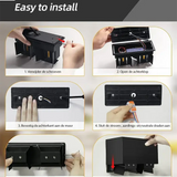 applique murale extérieure, lampe murale noir blanc, éclairage LED extérieur, applique IP65, lampe moderne murale, éclairage mural métal