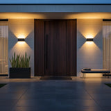 applique murale extérieure, lampe murale noir blanc, éclairage LED extérieur, applique IP65, lampe moderne murale, éclairage mural métal