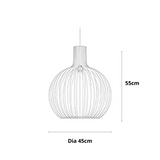 suspension en bois Ibiza, lampe suspendue en bois, luminaire plafond E27, suspension bois noire ou blanche, lampe design rustique