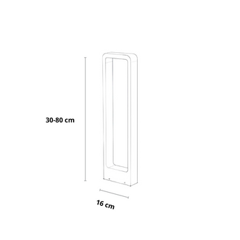 lampe d’extérieur sur pied, lampe de jardin moderne, luminaire extérieur LED, lampe de jardin noire, éclairage de jardin IP68