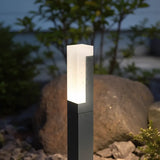 lampadaire extérieur LED, lampe de jardin noire, lampadaire de jardin IP65, luminaire extérieur en aluminium