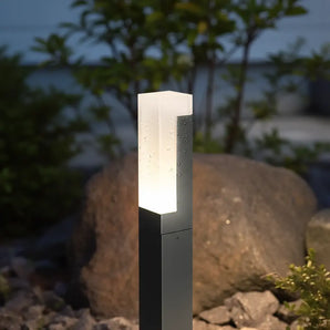 lampadaire extérieur LED, lampe de jardin noire, lampadaire de jardin IP65, luminaire extérieur en aluminium