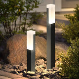 lampadaire extérieur LED, lampe de jardin noire, lampadaire de jardin IP65, luminaire extérieur en aluminium