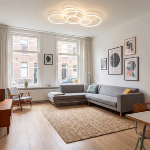 Plafonnier Moderne Blanc, 6 Pièces | Solara
