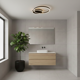 plafonnier moderne noir, plafonnier LED dimmable, anneaux LED, éclairage salon, luminaire télécommande