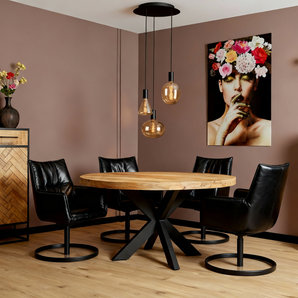 suspension noire, suspension industrielle noire, suspension moderne E27, lampe pendante métal et verre, luminaire noir pour salon