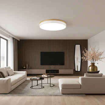 plafonnier scandinave, lampe plafond LED, luminaire nordique, plafonnier moderne, éclairage salon, lampe design aluminium, plafonnier chambre