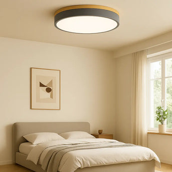 plafonnier scandinave, lampe plafond LED, luminaire nordique, plafonnier moderne, éclairage salon, lampe design aluminium, plafonnier chambre