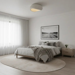 plafonnier Wabi Sabi, lampe plafond E27, luminaire minimaliste, plafonnier design, éclairage salon, lampe métal dimmable