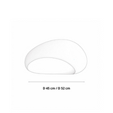 plafonnier Wabi Sabi, lampe plafond E27, luminaire minimaliste, plafonnier design, éclairage salon, lampe métal dimmable