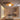 Plafonnier en bois design, vue de profil