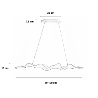 suspension effet bois, suspension résine effet bois, suspension LED intégrée, suspension design naturelle, suspension marron moderne