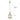 suspension en verre, lampe suspendue en verre, suspension en verre noir et or, suspension E27, suspension dimmable LED