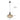suspension en verre, lampe suspendue en verre, suspension en verre noir et or, suspension E27, suspension dimmable LED