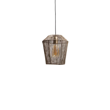 suspension bronze, lampe MILA, suspension salle à manger, lampe bronze E27, suspension dimmable, éclairage moderne