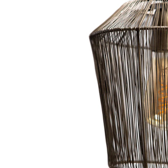 suspension bronze, lampe MILA, suspension salle à manger, lampe bronze E27, suspension dimmable, éclairage moderne