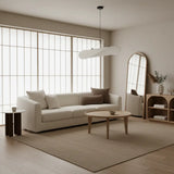 suspension en tissu, lampe suspendue tissu, luminaire chambre, suspension dimmable, éclairage LED intégré