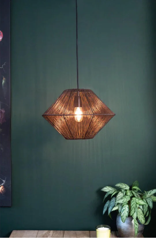 suspension bronze, suspension CHARLY, lampe suspendue E27, luminaire métal bronze, suspension dimmable LED, suspension ronde 50cm 40cm 30cm