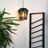 suspension noire MILA, lampe suspendue industrielle, suspension salle à manger, luminaire noir mat, suspension dimmable E27