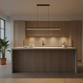 suspension minimaliste, lampe salle à manger, éclairage table à manger, suspension LED dimmable, lampe design moderne