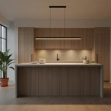 suspension minimaliste, lampe salle à manger, éclairage table à manger, suspension LED dimmable, lampe design moderne