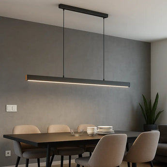 suspension minimaliste, lampe salle à manger, éclairage table à manger, suspension LED dimmable, lampe design moderne