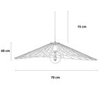 suspension industrielle OLIVER, lampe suspendue bronze noir, luminaire cuisine dimmable, suspension métal E27