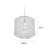 suspension bronze, lampe suspendue bronze antique, luminaire E27, suspension salle à manger, lampe design bronze