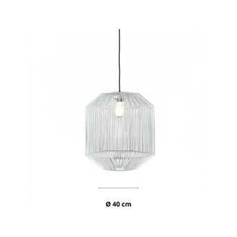 suspension noire, lampe SENNA, suspension noir mat, luminaire salle à manger, suspension design, lampe E27 dimmable