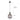 suspension en verre, lampe suspendue en verre, suspension E27 noire et or, luminaire en verre pour salon