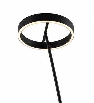 lampadaire arc noir solara photo détail