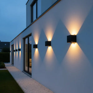 lampe extérieure avec capteur de mouvement, applique murale extérieure LED IP65, éclairage extérieur moderne avec capteur