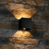 lampe extérieure avec capteur de mouvement, applique murale extérieure LED IP65, éclairage extérieur moderne avec capteur