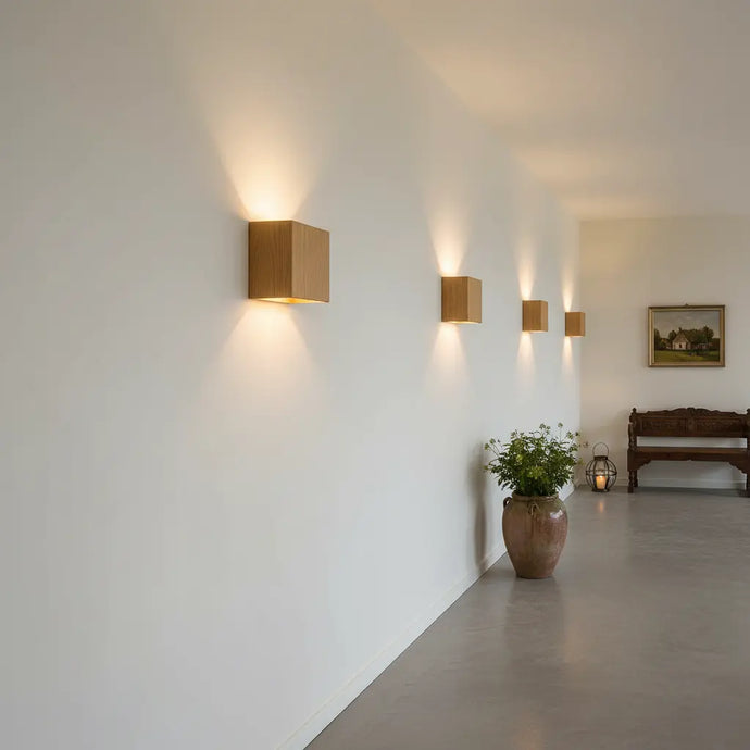 applique murale bois, applique bois LED, luminaire mural bois, applique murale design, applique bois moderne, applique murale salon