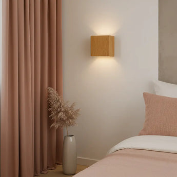 applique murale bois, applique bois LED, luminaire mural bois, applique murale design, applique bois moderne, applique murale salon