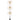 Luminaire métal bronze antique, vue de profil