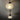 Luminaire métal bronze antique, vue de face