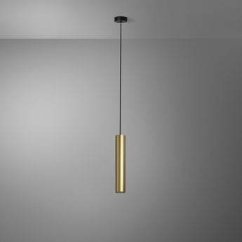 suspension italienne, suspension cylindrique noire, lampe pendante métal, suspension E27, suspension design minimaliste, luminaire moderne noir, suspension pour salon