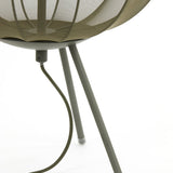 lampe table plumeria, lampe vert foncé, luminaire vert, lampe de table design, éclairage intérieur, lampe décorative, lampe moderne, lampe 34x60