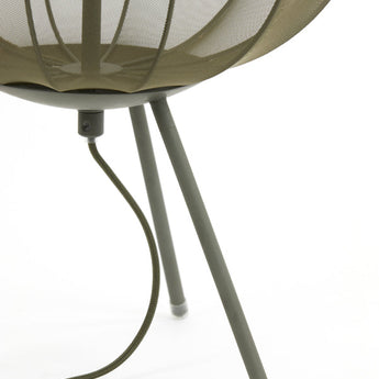 lampe table plumeria, lampe vert foncé, luminaire vert, lampe de table design, éclairage intérieur, lampe décorative, lampe moderne, lampe 34x60