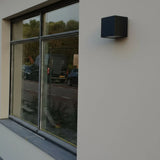 applique murale extérieure noire, lampe murale G9, éclairage extérieur IP65, applique extérieure métal noir