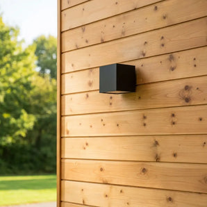 applique murale extérieure noire, lampe murale G9, éclairage extérieur IP65, applique extérieure métal noir