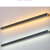 applique murale extérieure noire, lampe murale LED étanche, éclairage extérieur IP65, applique murale longue