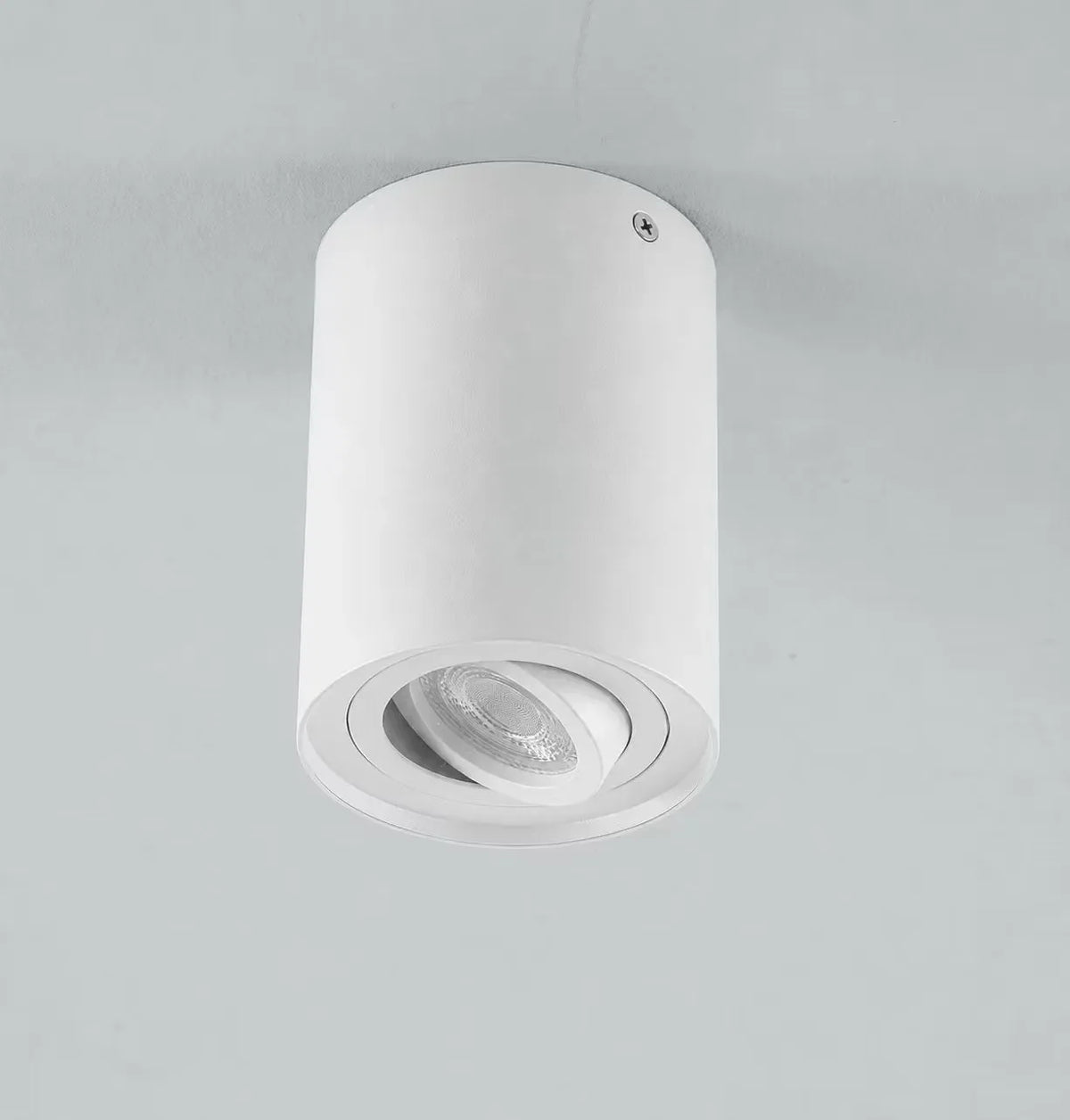 spot de plafond blanc lysrum, vue de profil
